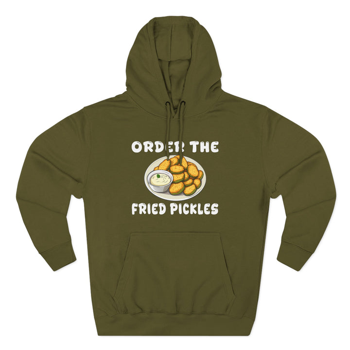 Order the Fried Pickles -  Fleece Hoodie
